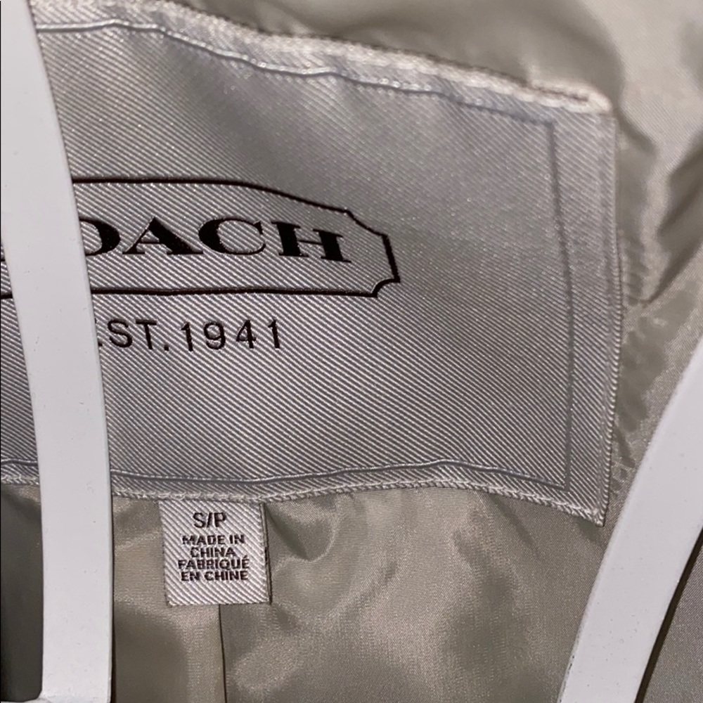 Authentic Coach Python grey rain coat - Picture 7 of 8